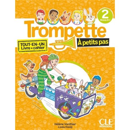 Trompette à petits pas 2 élève + exercices niveau A1.1