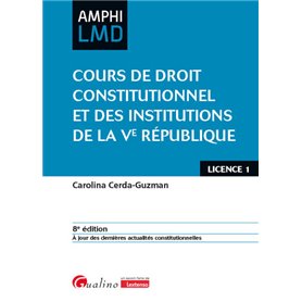 Cours de droit constitutionnel et institutions de la Ve République