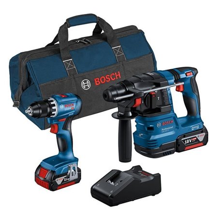 Combo-kit - BOSCH - GSR 18V-45 + GBH 18V-22 - Batterie 4