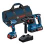 Combo-kit - BOSCH - GSR 18V-45 + GBH 18V-22 - Batterie 4