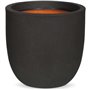 Pot de fleur boule - CAPI EUROPE - SMOOTH NL - 35 x 34 cm - Noir