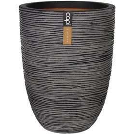 Capi Pot a fleurs Nature Rib 36 x 47 cm anthracite KOFZ782 424229