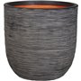 Pot de fleur boule - CAPI EUROPE - RIB NL - 35 x 34 cm - Anthracite