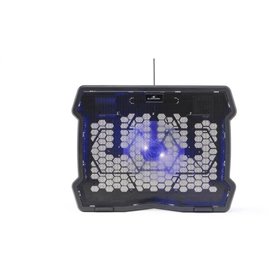 Support PC ventilé - BLUESTORK - COOLER-FIRST - Ventilateur -  PC & Mac - Noir