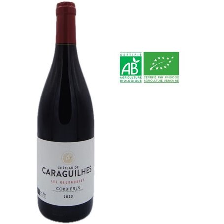 Château des Caraguilhes 2023 Cuvée Les Gourgoules Corbieres - Vin rouge de Languedoc-Roussillon - Bio