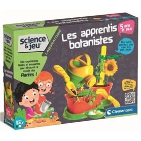 CLEMENTONI - Apprentis botanistes - Coffret scientifique - Découvrire le monde de la botanique - Outils de jardinage - Des 5ans