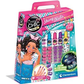 Clemetnoni - Kit manucure panthosphorescent pour enfant - Vernis