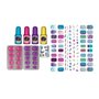 Clemetnoni - Kit manucure panthosphorescent pour enfant - Vernis, faux ongles et autocollants - Dés 7 ans