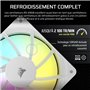 Ventilateur ARGB 120mm - CORSAIR - RS120 - Blanc - Refroidissement performant et effets lumineux ARGB