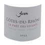 Domaine Garon Cuvée La Part des Vivants 2022 Côtes du Rhône - Vin rouge de la Vallée du Rhône