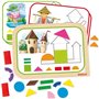 Jeu éducatif - GOULA - Coffret formes magnétiques - 12 activités avec 24 pieces en bois