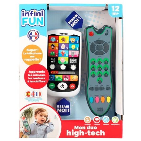 Téléphone et Télécommande - KD - Mon Duo High-Tech - Apprentissage des animaux