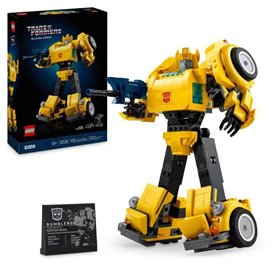 LEGO Icons 10338 Transformers Bumblebee - Figurine Robot pour Adultes - Véhicule