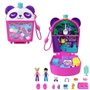 Polly Pocket-Panda Bubble Tea-Coffret avec 2 mini-figurines et panda HWN95