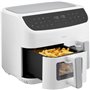 Friteuse a Air Chaud - MEDION - P20 XXL Twin - 2600 W - 2 paniers - 9 programmes - Blanc