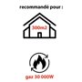 Chauffage a gaz infrableu MECAFER - MH30000G - 30000 W - Compatible butane et propane