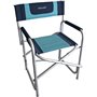 Fauteuil - MIDLAND - Director Midland - Bleu marine / Bleu turquoise