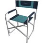 Fauteuil - MIDLAND - Director Midland - Bleu marine / Bleu turquoise