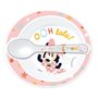 Pack repas 2eme age THERMOBABY MINNIE - 3 Assiettes + un gobelet + 1 cuillere