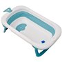 Baignoire pliable - THERMOBABY - BALNÉA - Compact - Bouchon de vidange - Jusqu'a 18 mois - Bleu