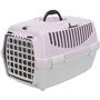 TRIXIE Box de transport Capri 2 - XSS - 37 x 34 x 55 cm - Gris clair et mauve - Pour chien