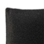 Housse de coussin HappyFriday HF Living Piping Felt Noir 50 x 50 cm