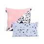 Housse de coussin HappyFriday Blanc Terrazzo  Multicouleur 2 Pièces