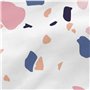 Taie d'oreiller HappyFriday Blanc Terrazzo Multicouleur 80 x 80 cm