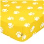 Drap housse HappyFriday MR FOX Jaune Multicouleur 60 x 120 x 14 cm