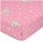 Drap housse HappyFriday MR FOX Multicouleur Rose 60 x 120 x 14 cm