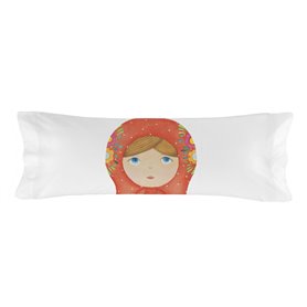 Taie d'oreiller HappyFriday Baleno Teen Matryoshka Multicouleur 45 x 110 cm