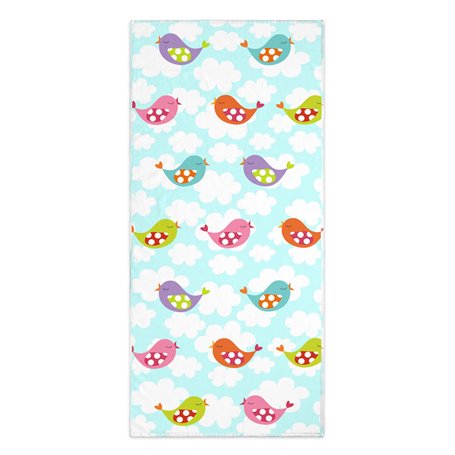 Serviette de toilette HappyFriday Mr Fox Little Birds Multicouleur 70 x 150 cm