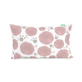 Housse de coussin HappyFriday Kitty Multicouleur 50 x 30 cm