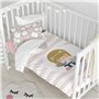 Parure de couette HappyFriday Happynois Kitty Multicouleur Lit de bébé 2 Pièces