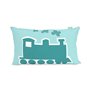 Housse de coussin HappyFriday Train Multicouleur 50 x 30 cm