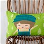 Housse de coussin HappyFriday Train Multicouleur 50 x 30 cm