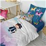 Parure de couette HappyFriday Mr Fox Nanny Multicouleur Lit 1 persone 2 Pièces