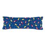 Taie d'oreiller HappyFriday Baleno Teen Blue Hotdog Multicouleur 45 x 110 cm