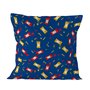 Taie d'oreiller HappyFriday Baleno Teen Blue Hotdog Multicouleur 80 x 80 cm