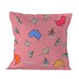 Taie d'oreiller HappyFriday Baleno Teen Pink Kangaroo Multicouleur 60 x 60 cm