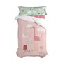 Drap housse HappyFriday MOSHI MOSHI Multicouleur 105 x 200 x 32 cm