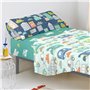 Drap housse HappyFriday MOSHI MOSHI Multicouleur 105 x 200 x 32 cm