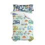 Drap housse HappyFriday MOSHI MOSHI Multicouleur 105 x 200 x 32 cm