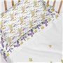 Drap housse HappyFriday LE PETIT PRINCE Multicouleur 60 x 120 x 14 cm Oiseaux