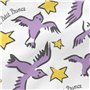 Drap housse HappyFriday LE PETIT PRINCE Multicouleur 60 x 120 x 14 cm Oiseaux