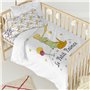 Parure de couette HappyFriday Le Petit Prince Ses Amis Multicouleur Lit de bébé 2 Pièces