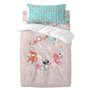 Parure de couette HappyFriday Moshi Moshi Fantasy Multicouleur Lit de bébé 2 Pièces