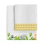 Ensemble de serviettes de toilette HappyFriday Mr Fox Wild Multicouleur 2 Pièces