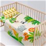 Jeu de draps HappyFriday Mr Fox Wild Multicouleur Lit de bébé 2 Pièces