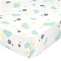 Drap housse HappyFriday HAPPYNOIS Multicouleur 105 x 200 x 32 cm